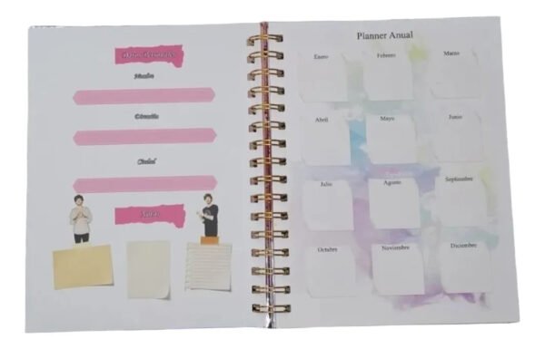 Louis Tomlinson Cuaderno Holográfico Con Esquelas