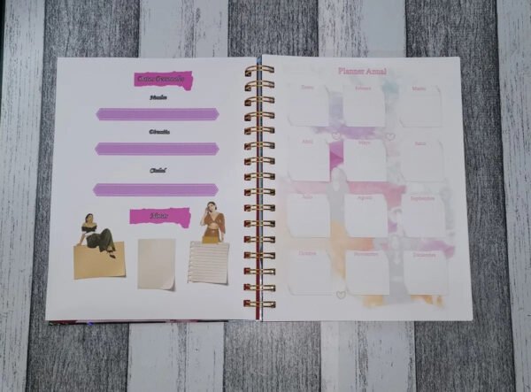 Dua Lipa Cuaderno Holográfico Con Esquelas Agenda Dualipa