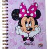 Minnie Mouse Cuaderno Holográfico Con Esquelas Y Bolsillo