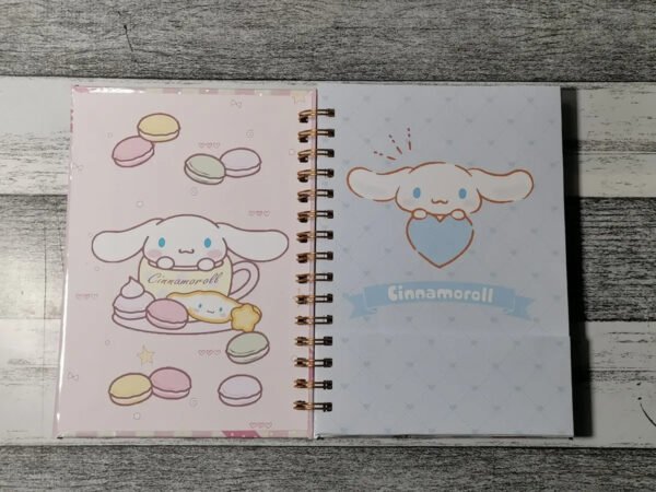 Cinnamoroll Cuaderno Holográfico Con Esquelas Anime Kawaii