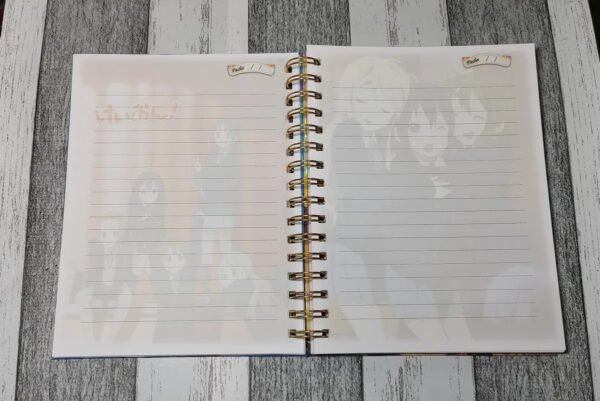 D_NQ_NP_2X_901138-MLC51902879413_102022-F K-on! Cuaderno Holográfico Con Esquelas Anime Yui Mio Ritsu