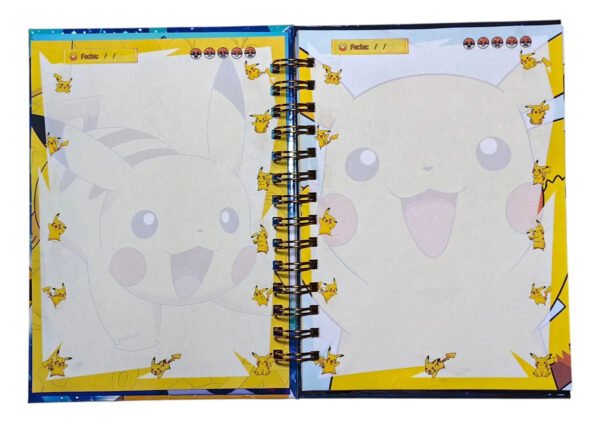 Pikachu Diario De Vida Holografico Pokemon