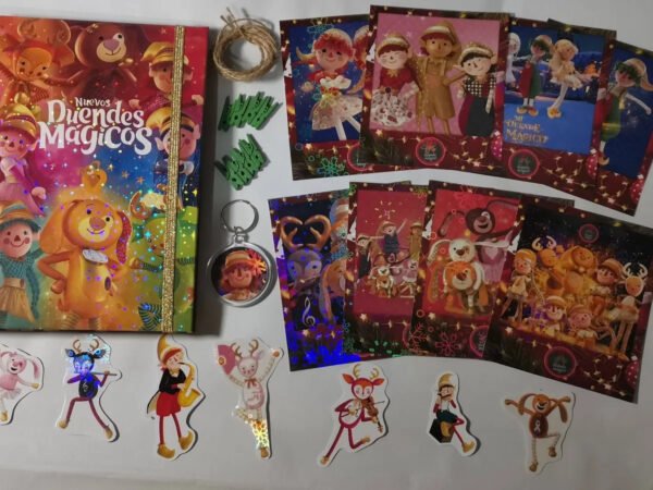 D_NQ_NP_2X_913749-MLC52561288353_112022-F Duendes Mágicos Pack Holográfico Agenda Y Más