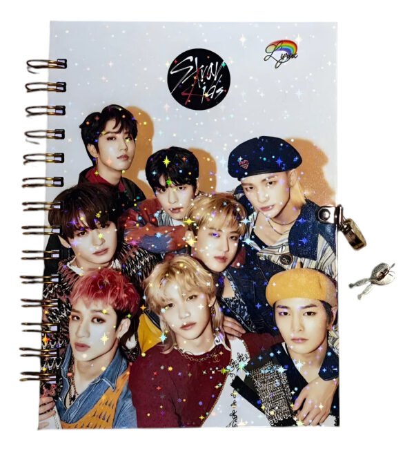 D_NQ_NP_2X_919204-MLC91998703150_092025-F Stray Kids Diario De Vida Con Candado Holografico Kpop
