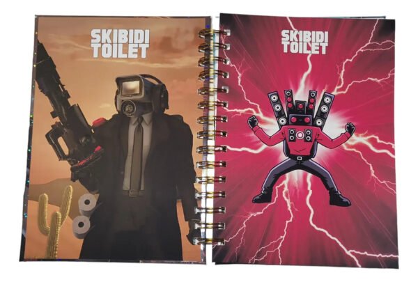 Skibidi Toilet Pack Holográfico Cuaderno Y Mas