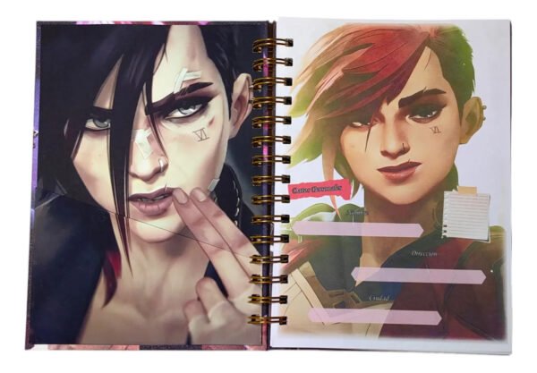 Vi Arcane Agenda Efecto Glitter Violet X Caitlyn Caitvi Jinx