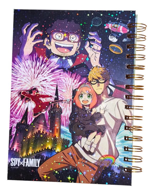 Spy X Family Cuaderno Holográfico Con Esquelas Anime