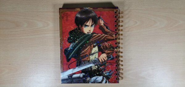 Eren Jaeger Cuaderno Holográfico Shingeki No Kyojin Anime