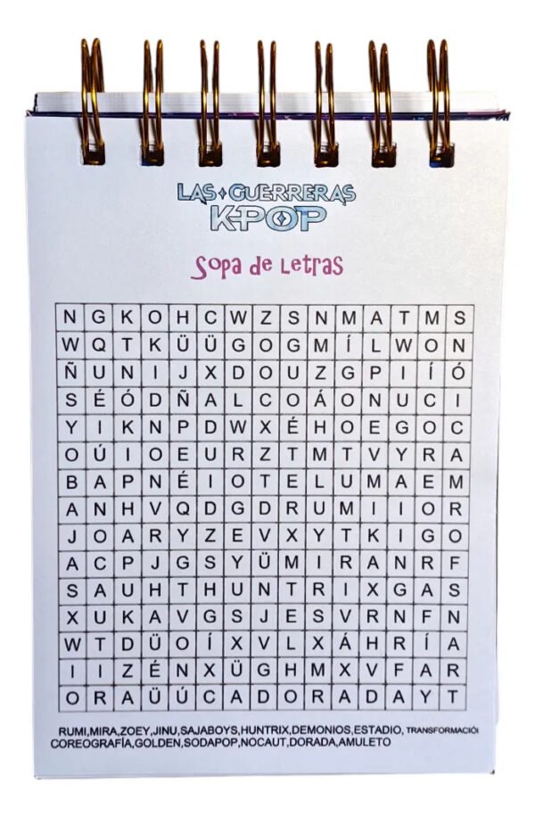 Las Guerreras K-pop Pack Memorice, Croquera, Tatuajes Y Mas