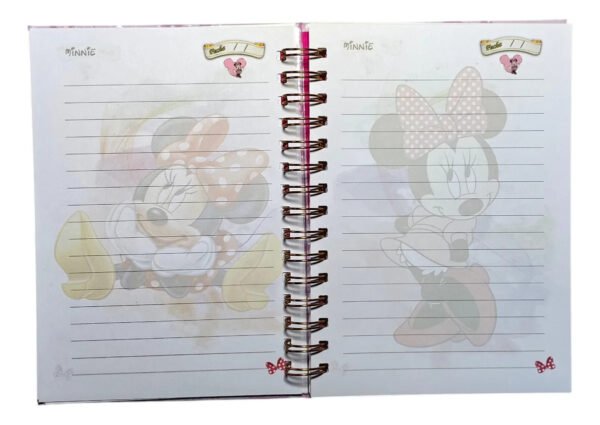 Minnie Mouse Cuaderno Holográfico Con Esquelas Y Bolsillo