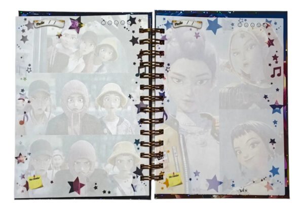 Las Guerreras Kpop Agenda Holografica Con Esquelas Y Sticker
