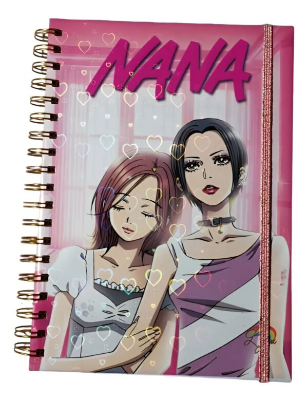 Nana Anime Cuaderno Grande B5 Holografico + Elastico Ai Yazawa