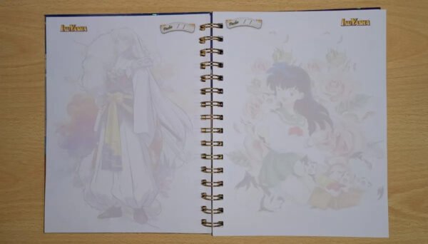 Inuyasha Cuaderno Holográfico Con Esquelas Anime Sesshomaru