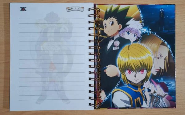 Hunter X Hunter Cuaderno Holográfico Con Esquelas Anime