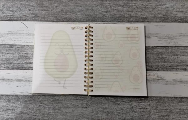 D_NQ_NP_2X_940840-MLC51205518914_082022-F Palta Cuaderno Holográfico Con Esquelas Aguacate Kawaii