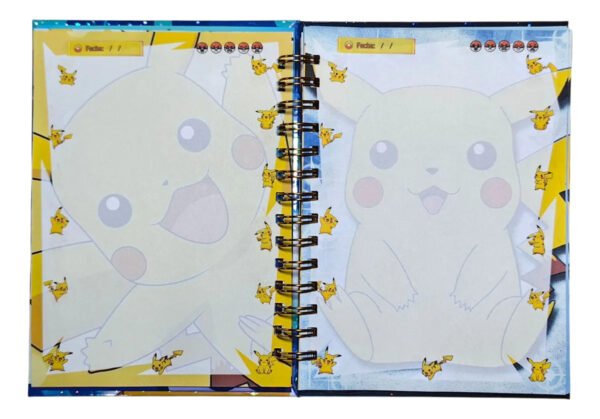 D_NQ_NP_2X_944320-MLC90965240293_082025-F Pikachu Agenda Holografica Con Esquelas Pokemon