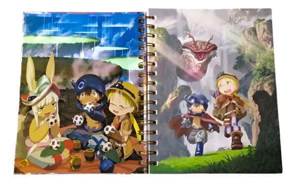 Made In Abyss Cuaderno Holográfico Con Esquelas Anime