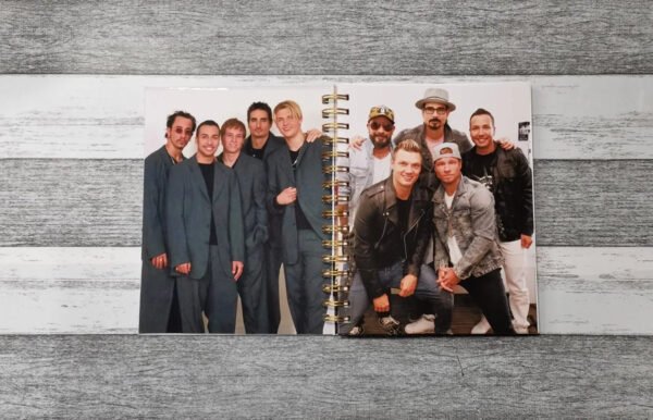 Backstreet Boys Cuaderno Holográfico Hojas Con Esquelas Holográfico