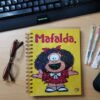 Mafalda Cuaderno Holográfico Con Esquelas Dibujos Animados