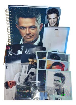 Alejandro Sanz Pack Holográfico Cuaderno