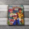 D_NQ_NP_2X_968554-MLC51436679034_092022-F Pokemon Cuaderno Holográfico Anime Kawaii Con Esquelas