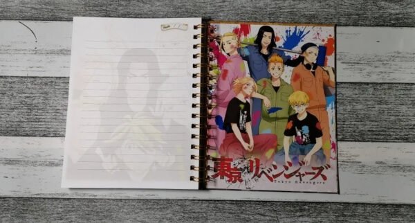 Tokyo Revengers Cuaderno Holográfico Con Diseño Anime Manga