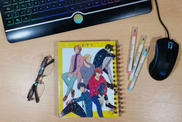 Given Cuaderno Holográfico Con Esquelas Anime