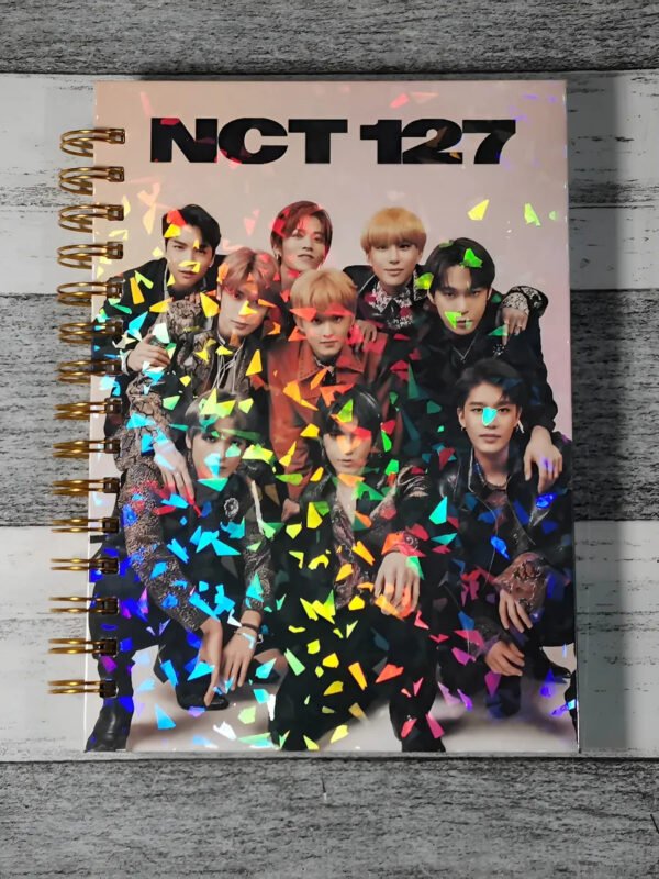 Nct 127 Cuaderno Holográfico Con Esquelas / K-pop