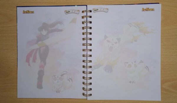 Inuyasha Cuaderno Holográfico Con Esquelas Anime Sesshomaru
