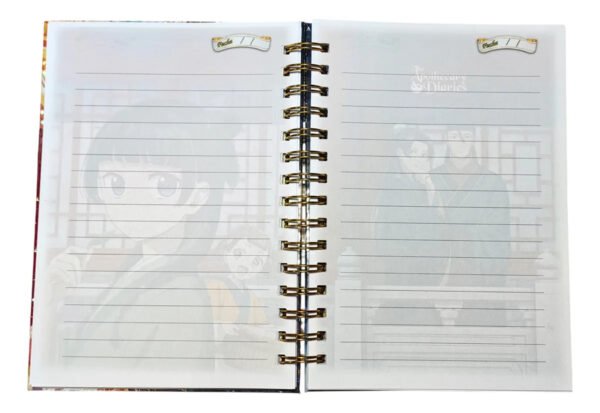 D_NQ_NP_2X_970138-MLC86226094995_062025-F Los Diarios De La Boticaria Cuaderno Holográfico Con Esquela