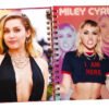 Cuaderno Miley Cyrus Holográfico Hojas Con Diseño Esquelas