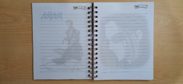 Nana Cuaderno Holográfico Con Esquelas Anime Ai Yazawa Holográfico