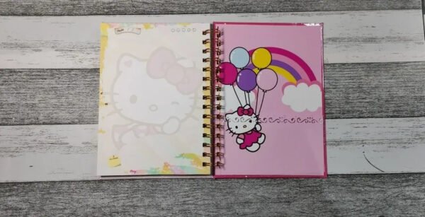 D_NQ_NP_2X_976946-MLC52528822206_112022-F Hello Kitty Diario De Vida Holográfico Con Esquelas Anime