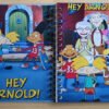 Hey Arnold Cuaderno Holográfico Con Diseño Anime Nickelodeon