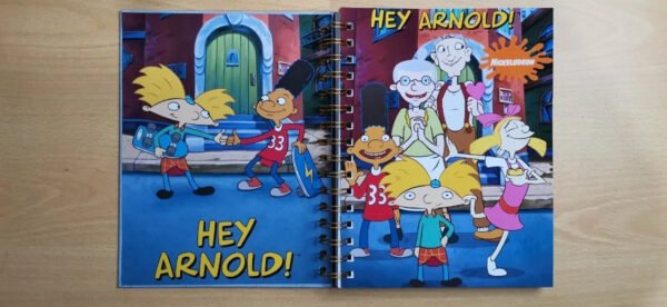 Hey Arnold Cuaderno Holográfico Con Diseño Anime Nickelodeon