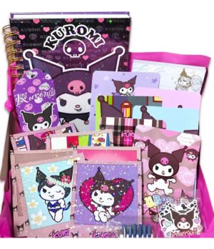 Kuromi Pack Exclusivo Cuaderno Holografico Polaroid Y Mas