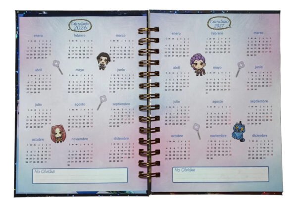 Las Guerreras Kpop Agenda Holografica Con Esquelas Y Sticker