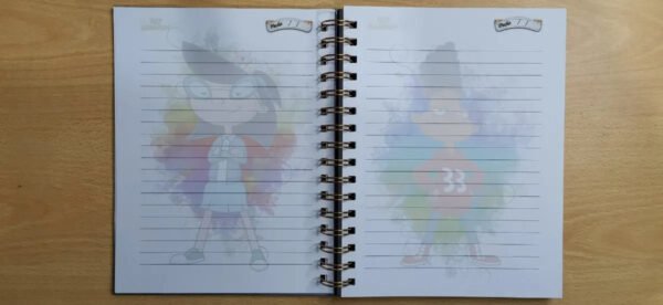 Hey Arnold Cuaderno Holográfico Con Diseño Anime Nickelodeon