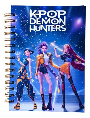 D_NQ_NP_2X_994063-MLC92125785984_092025-F Las Guerreras Kpop Cuaderno Holografico Con Diseño Huntrix