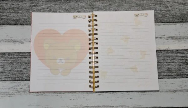 Rilakkuma Cuaderno Holográfico Con Esquelas Osito Kawaii
