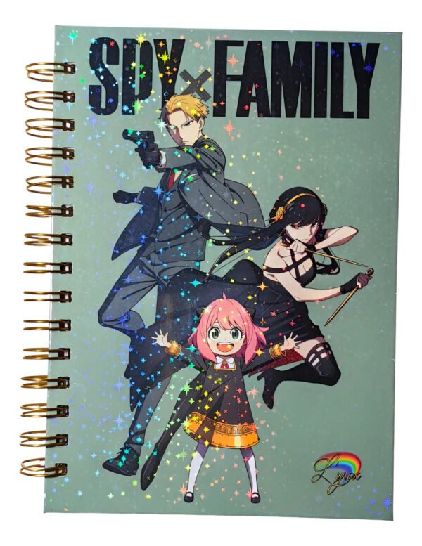 Spy X Family Cuaderno Holográfico Con Esquelas Anime