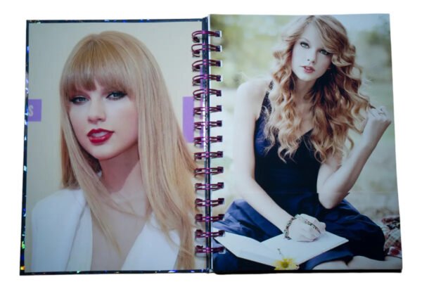 Taylor Swift Agenda Holográfica Con Tapas Duras