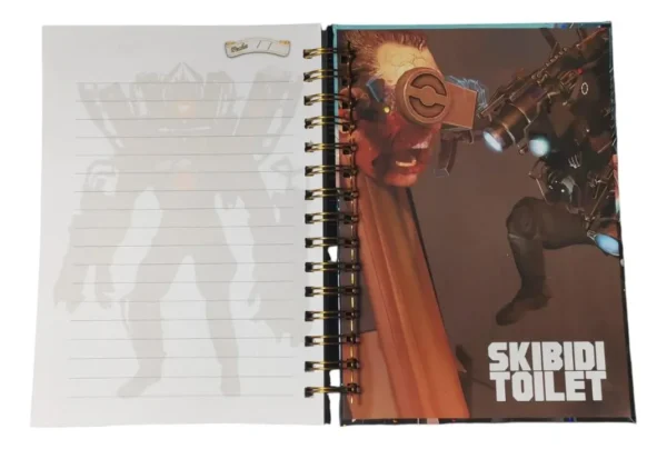 D_NQ_NP_2X_625182-MLC110061200449_042026-F Skibidi Toilet Cuaderno Holográfico A5 Tapas Duras Agenda