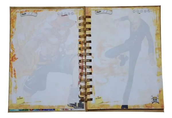 D_NQ_NP_2X_692956-MLC69861335078_062023-F Diario One Piece Con Candado Tapa Dura Tipo Cuero Luffy