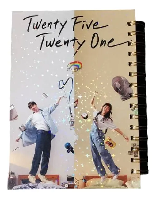 D_NQ_NP_2X_716558-MLC110061672261_042026-F 2521 K Drama Cuaderno Holográfico A5 Tapas Duras Agenda