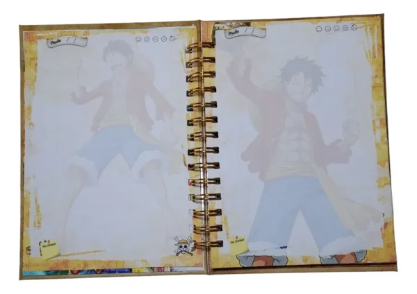 D_NQ_NP_2X_750364-MLC69861169058_062023-F Diario One Piece Con Candado Tapa Dura Tipo Cuero Luffy