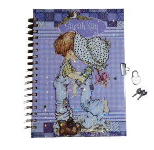 Diario Con Candado Sarah Kay Holográfico Grande B5 Stickers