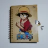 D_NQ_NP_2X_940563-MLC92405535495_092025-F Diario One Piece Con Candado Tapa Dura Tipo Cuero Luffy