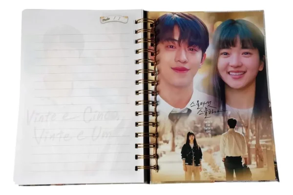 D_NQ_NP_2X_983691-MLC109214950650_042026-F 2521 K Drama Cuaderno Holográfico A5 Tapas Duras Agenda