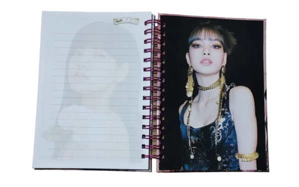 Lisa Blackpink Cuaderno Holográfico A5 Tapas Duras Agenda